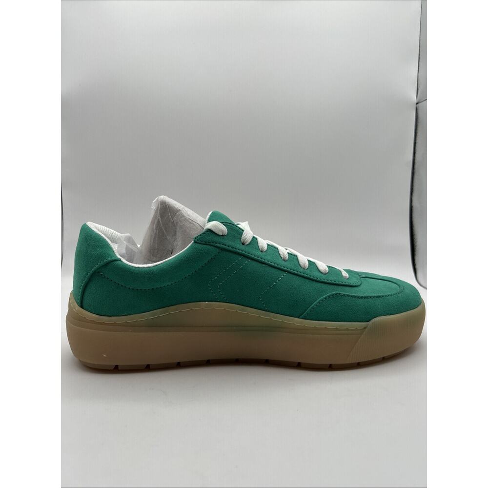 Dr. Scholl's Women's Time Off Knit Sneakers NWOB 11W Green - Picture 3 of 7